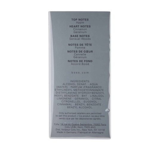 Boss Hugo Boss Eau De Toilette Spray (Grey) 50ml